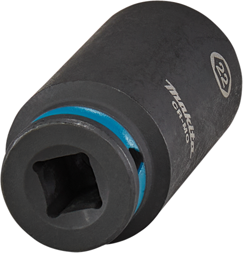 Load image into Gallery viewer, Makita krachtdop impact black, 3 8 22mm lang - e-16396
