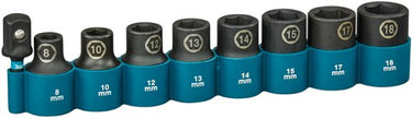 Makita krachtdopset impact black, 1 2 9-dlg - e-16645