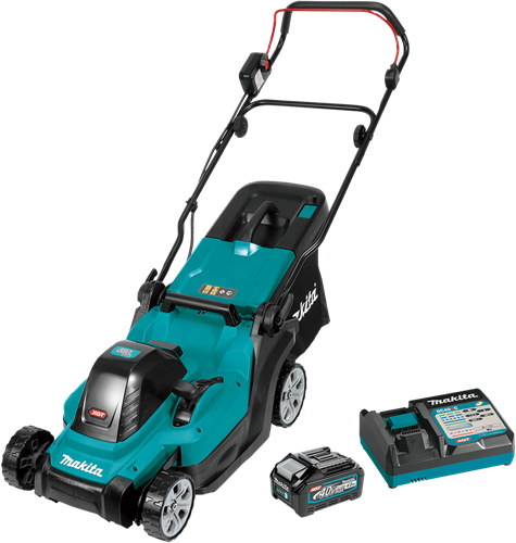 Makita lm003gm103 xgt 40v max grasmaaier 38cm | 1 x 40 v max accu 4,0ah en lader dc40rc - lm003gm103