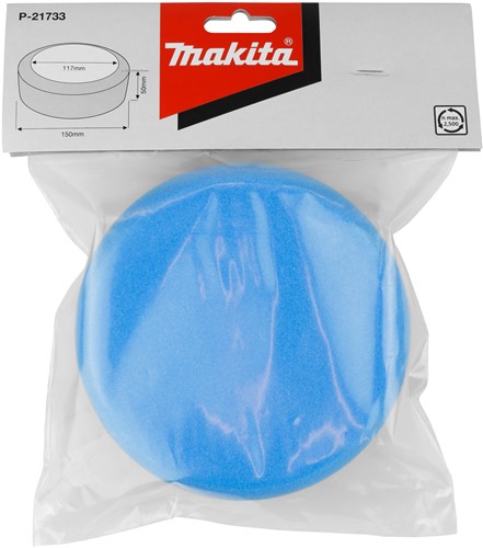 Load image into Gallery viewer, Makita accessoires inpoetsschijf blauw - p-21733
