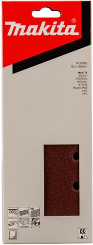 Load image into Gallery viewer, Makita accessoires schuurvel k80 93x185 red v. - p-31893
