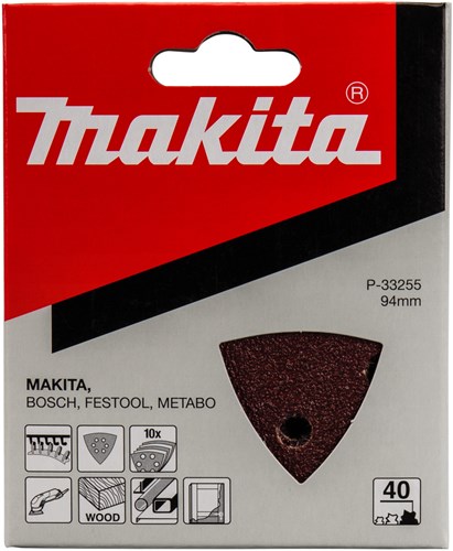 Load image into Gallery viewer, Makita accessoires schuurvel 3-k k40 red v. - p-33255

