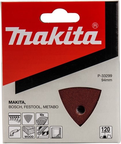 Load image into Gallery viewer, Makita accessoires schuurvel 3-k k120 red v. - p-33299
