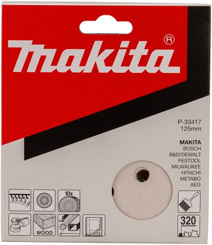 Load image into Gallery viewer, Makita accessoires schuurschijf k320 125 white v. - p-33417
