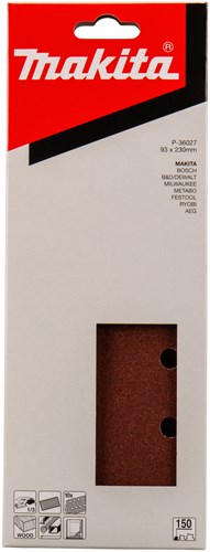Load image into Gallery viewer, Makita accessoires schuurvel k150 93x228 red g. - p-36027
