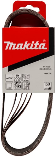 Makita accessoires schuurband k60 30x533 red - p-36681