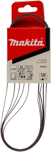 Load image into Gallery viewer, Makita accessoires schuurband k120 6x533 red - p-43228
