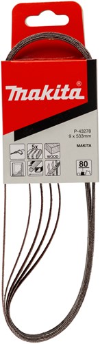 Load image into Gallery viewer, Makita accessoires schuurband k80 9x533 red - p-43278
