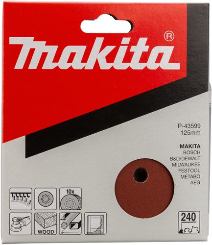 Load image into Gallery viewer, Makita accessoires schuurschijf k240 125 red v. - p-43599
