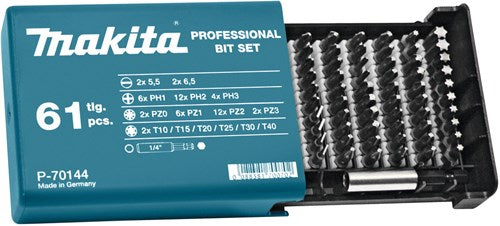 Load image into Gallery viewer, Makita accessoires makita p-70144 schroefbitset 61-delig
