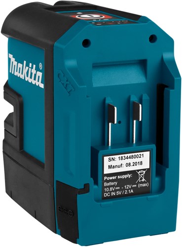 Load image into Gallery viewer, Makita sk106dz kruislijn punt laser rood | zonder accu's en lader, in doos met tas
