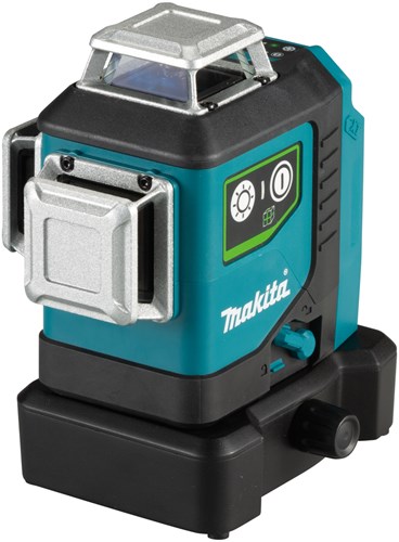 Makita sk700gd | 12 v max | kruislijn laser groen | 3x 360° | body | zonder accu's en lader - sk700gd