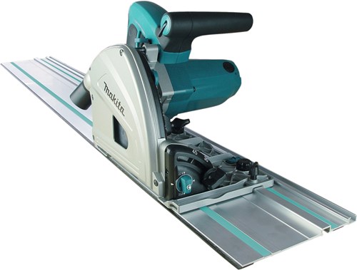 Load image into Gallery viewer, Makita sp6000j1x2 invalcirkelzaag | 2 geleiderails + koppelstukken | 1300w 165mm - sp6000j1x2
