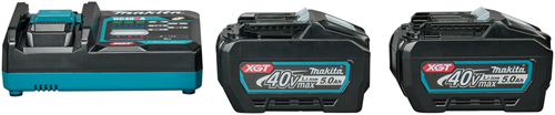 Load image into Gallery viewer, Makita startset xgt dc40ra 2x bl4050f | 40v 5,0ah accu - 1911v6-0
