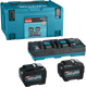 Makita accu starterset xgt dc40rb 2xbl4080f in mbox - 191y97-1