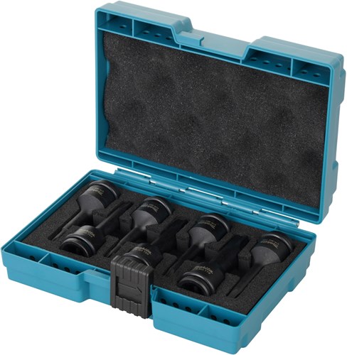 Load image into Gallery viewer, Makita accessoires makita torx slagschroefbitset | 7-delig | impact black | 1 2'' | vk - e-23628
