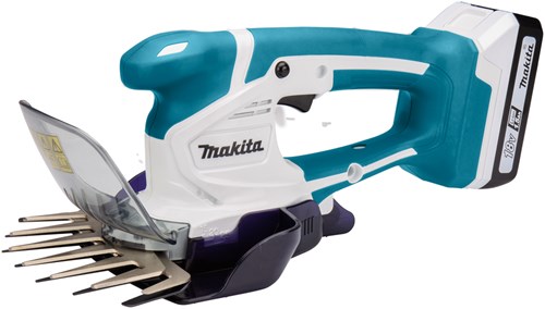 Load image into Gallery viewer, Makita um603dwy 18 v grasschaar 1,5 ah accu (1 st), lader, in doos
