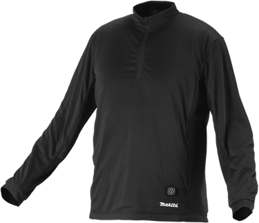 Makita verwarmd ondershirt met rits m - dcx201am