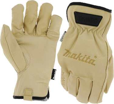 Makita werkhandschoenen leder | maat m - p-84626