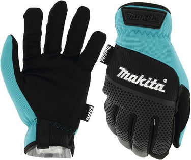 Makita werkhandschoenen met open manchet | maat m - p-84654