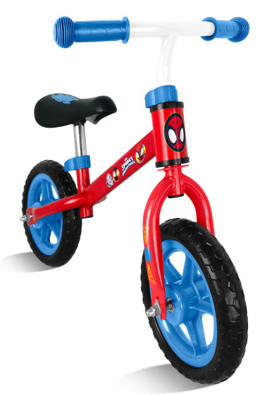 loopfiets Spidey 10 Inch Junior Rood