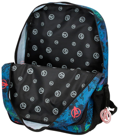 Load image into Gallery viewer, Marvel On The Warpath rugzak junior 13,7 liter donkerblauw zwart
