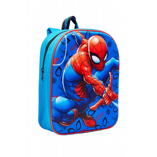 Marvel Spider-Man 3D Rugzak 30 x 25 Jongens blauw