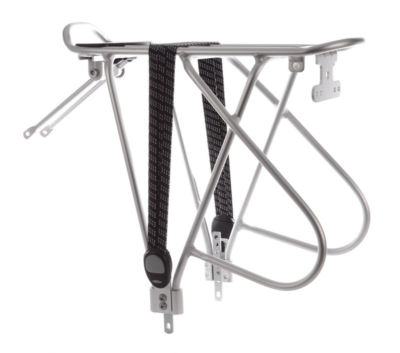 Load image into Gallery viewer, bagagedrager 26-28 inch aluminium zilver
