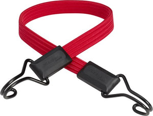 Masterlock flat bungee 60cm - colour : reddouble reverse hook 3224eurdat