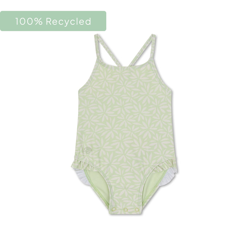 Load image into Gallery viewer, Matcha | groen meisjes uv badpak
