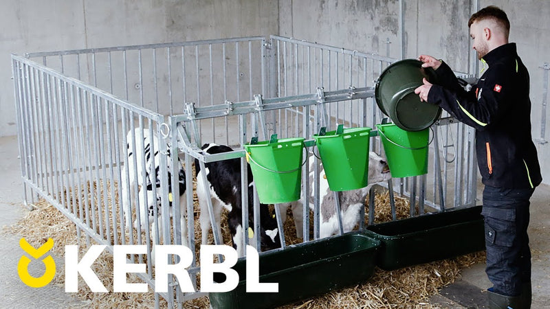 Load image into Gallery viewer, Kerbl producten kalveremmer met hygiene ventiel plus speen
