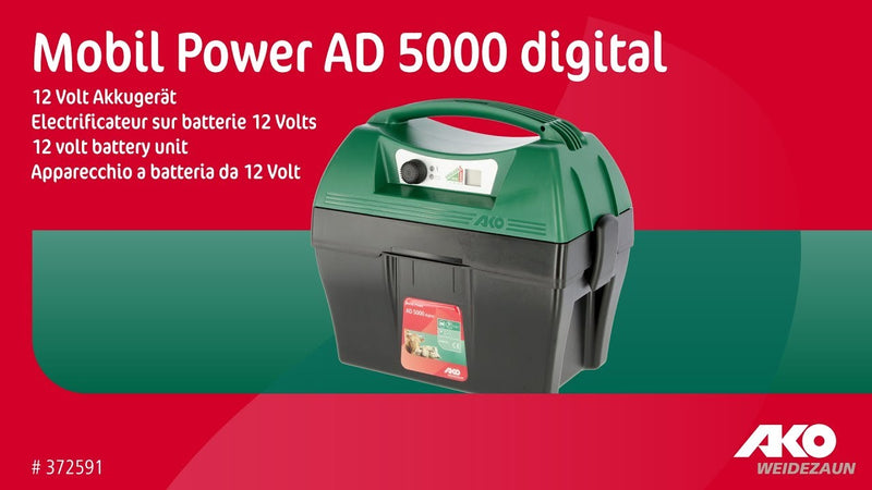 Load image into Gallery viewer, Ako producten sun power s250 schrikdraadapparaat met zonnepaneel
