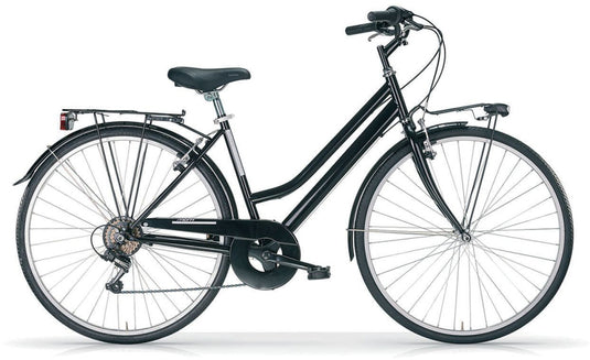 Mbm touring 28 inch 46 cm dames 6v v-brakes zwart
