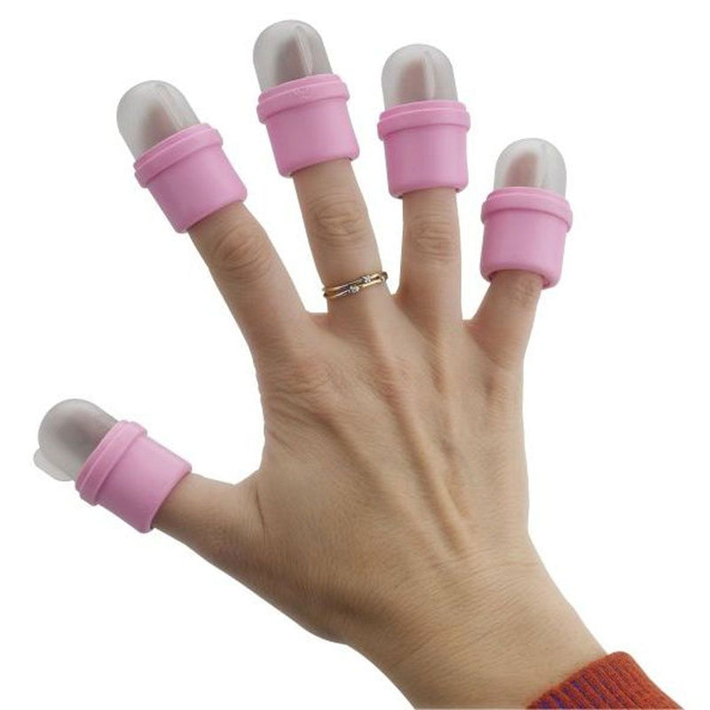 Load image into Gallery viewer, Sibel nails remover soak off vingerhoedjes roze 10st.
