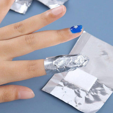 Sibel nails aluminiumfolie vellen met synthetisch sponsje 50st.