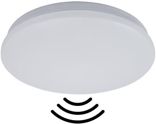 Load image into Gallery viewer, Enzo mcshine led plafonniere 260mm 12w 3000k + sensor - 5017805
