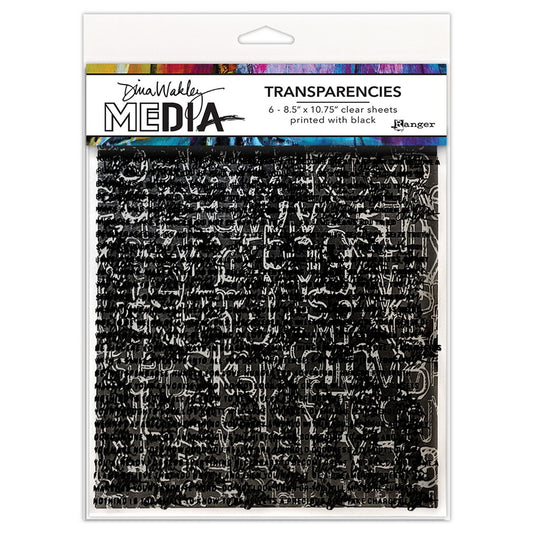 Ranger ink ranger • dina wakley media transparencies typography set 1