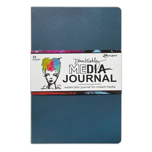 Ranger ink ranger • dina wakley media watercolor journal 28 pages 15,24x22,86cm