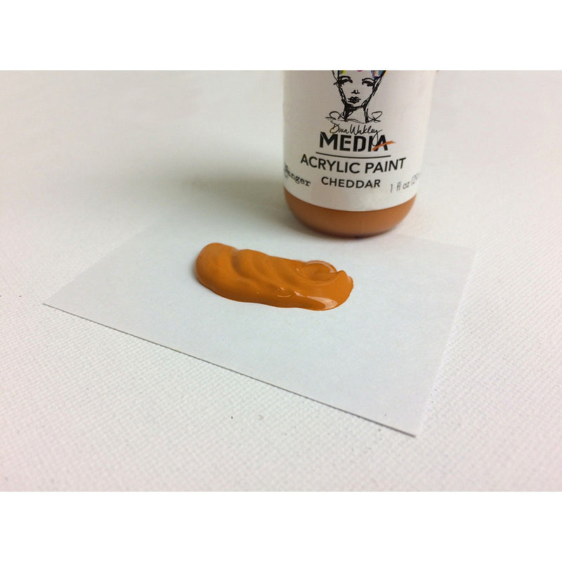 Load image into Gallery viewer, Ranger ink ranger • dina wakley media heavy body acrylic paint cheddar
