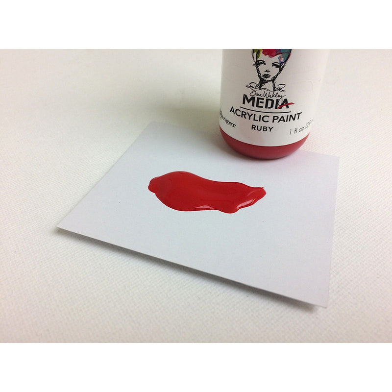 Load image into Gallery viewer, Ranger ink ranger • dina wakley media heavy body acrylic paint ruby

