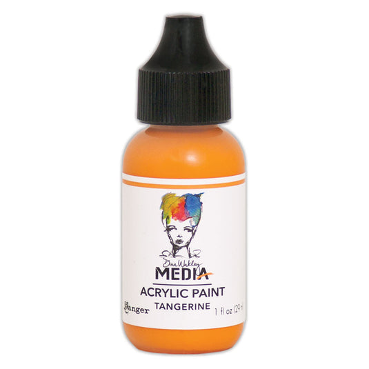 Ranger ink ranger • dina wakley media heavy body acrylic paint tangerine