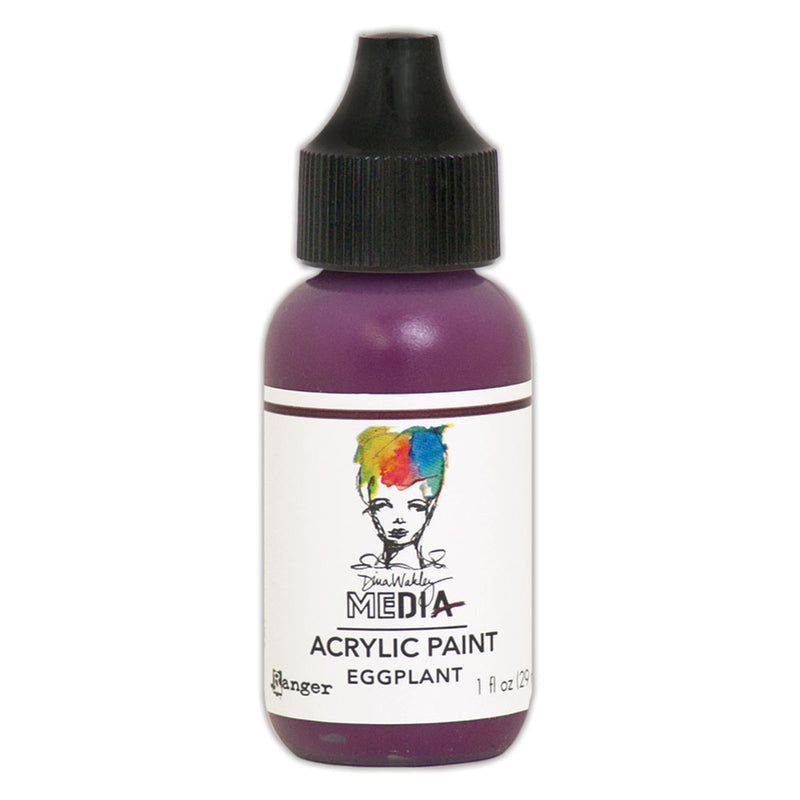 Load image into Gallery viewer, Ranger ink ranger • dina wakley media heavy body acrylic paint eggplant
