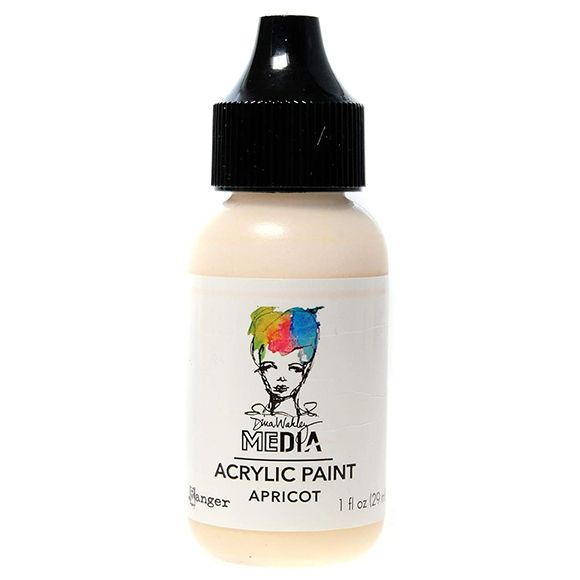 Load image into Gallery viewer, Ranger ink ranger • dina wakley media heavy body acrylic paint apricot
