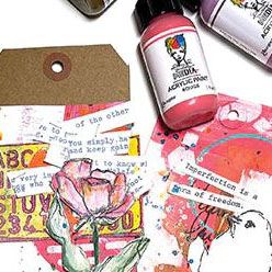 Load image into Gallery viewer, Ranger ink ranger • dina wakley media heavy body acrylic paint rouge 29ml
