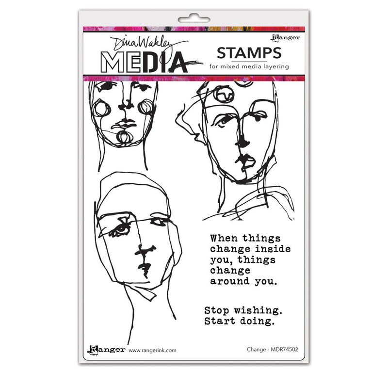 Load image into Gallery viewer, Ranger ink ranger • dina wakley media stamps change
