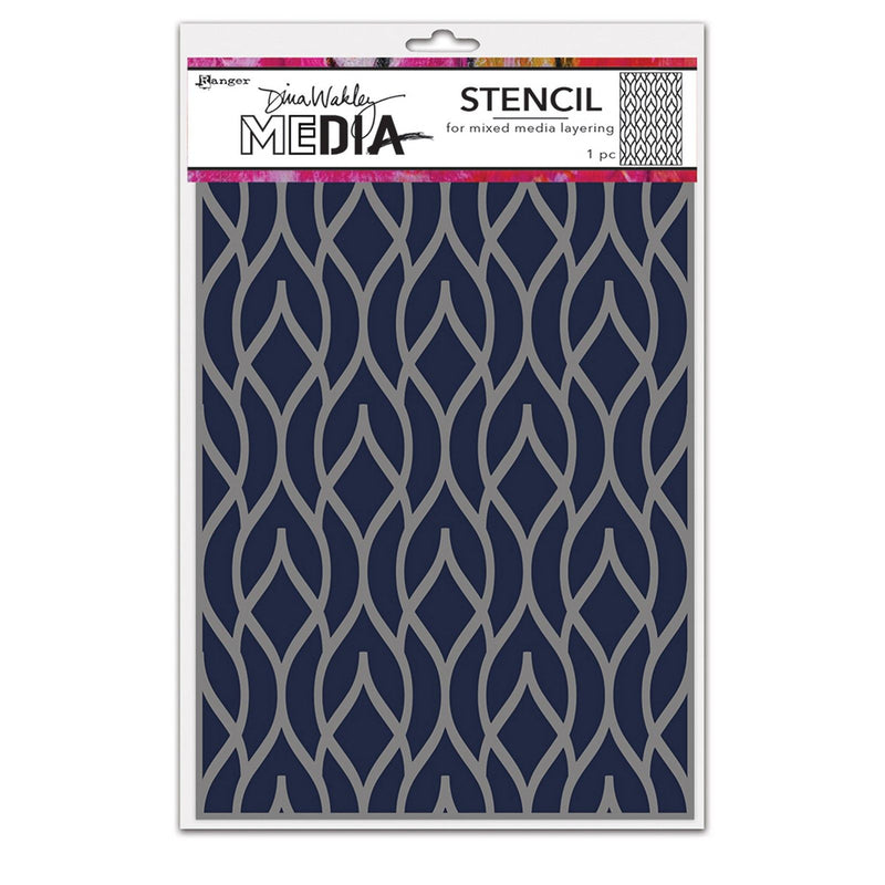 Load image into Gallery viewer, Ranger ink ranger • dina wakley media stencils pointy fence
