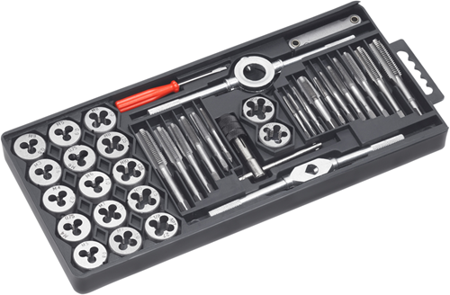 Meister draadsnij- tapset 40dlg w - wu8832050