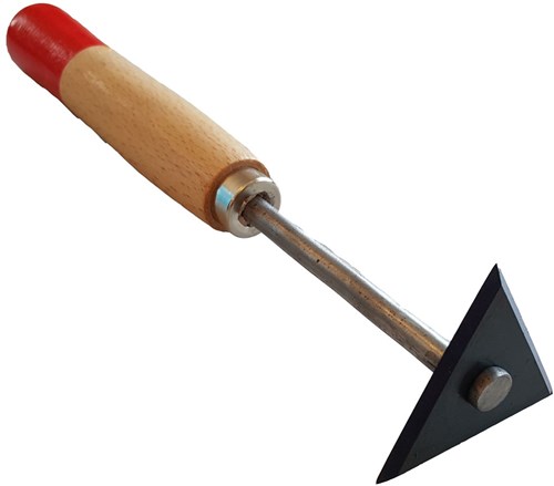 Melkmeisje afsteekmes 290 x 70 mm blauw blad - mm626070
