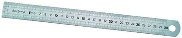 Melkmeisje maatlat rvs 300x30x1,0 mm mm, enkelz - mm722130 - mm722130