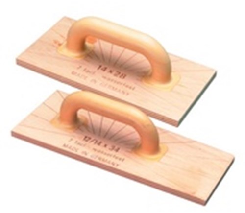 Melkmeisje schuurbord hout, kunststof greep 480x240 - mm324480